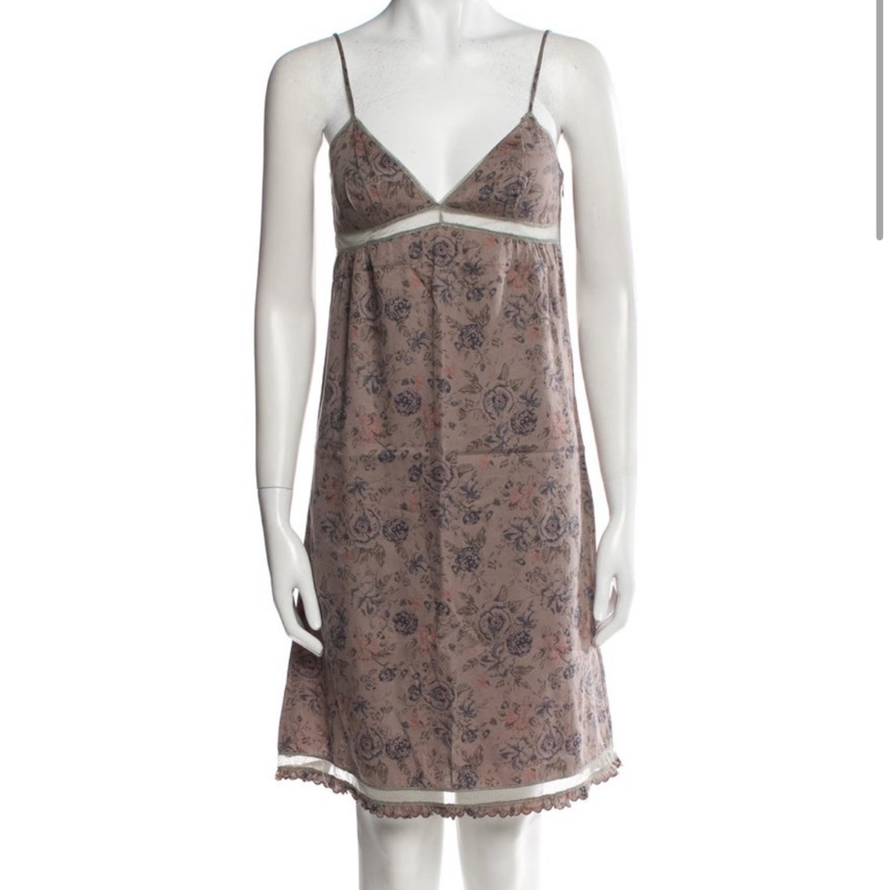 Zadig & Voltaire Floral Patterned Babydoll Dress